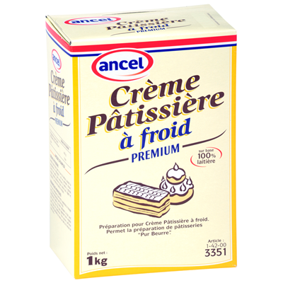 Ancel Crème pâtissière à froid premium 1kg