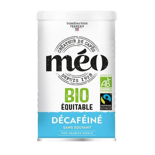 Café moulu décaféiné équitable BIO 250g