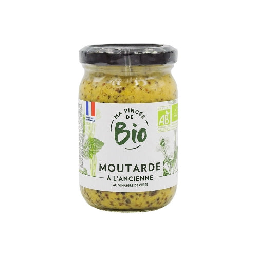 Moutarde à l'ancienne BIO pot 200g