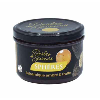 Sphère/perle saveur vinaigre et Truffe pot 250g